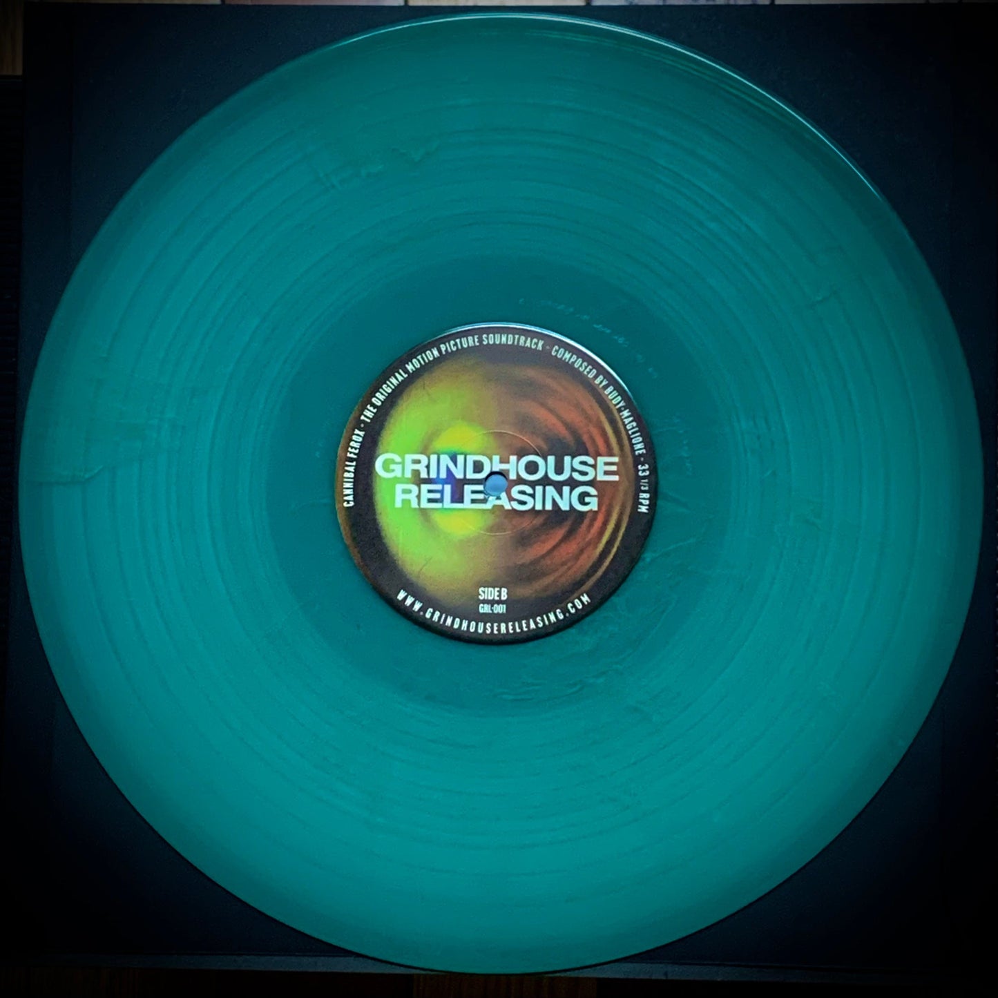 CANNIBAL FEROX: The Original Motion Picture Soundtrack LP (Deluxe gatefold edition) (Limited color vinyl with slipmat)