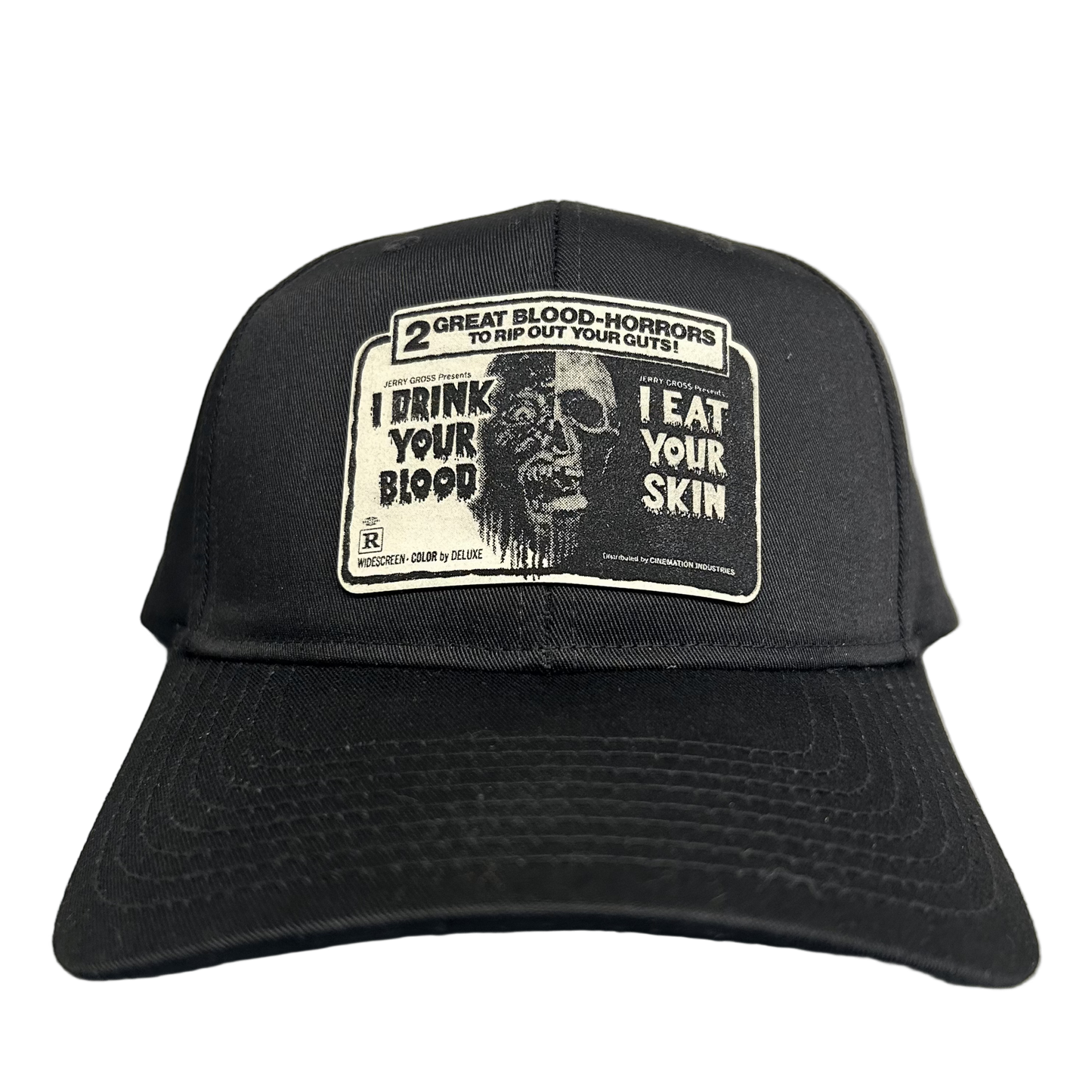 I DRINK YOUR BLOOD: Glow in the Dark 'Double Feature' Hat Classic Snapback