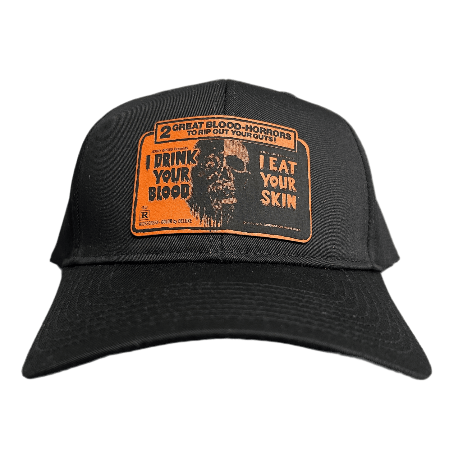 I DRINK YOUR BLOOD: Limited Halloween Edition 'Double Feature' Hat Classic Snapback
