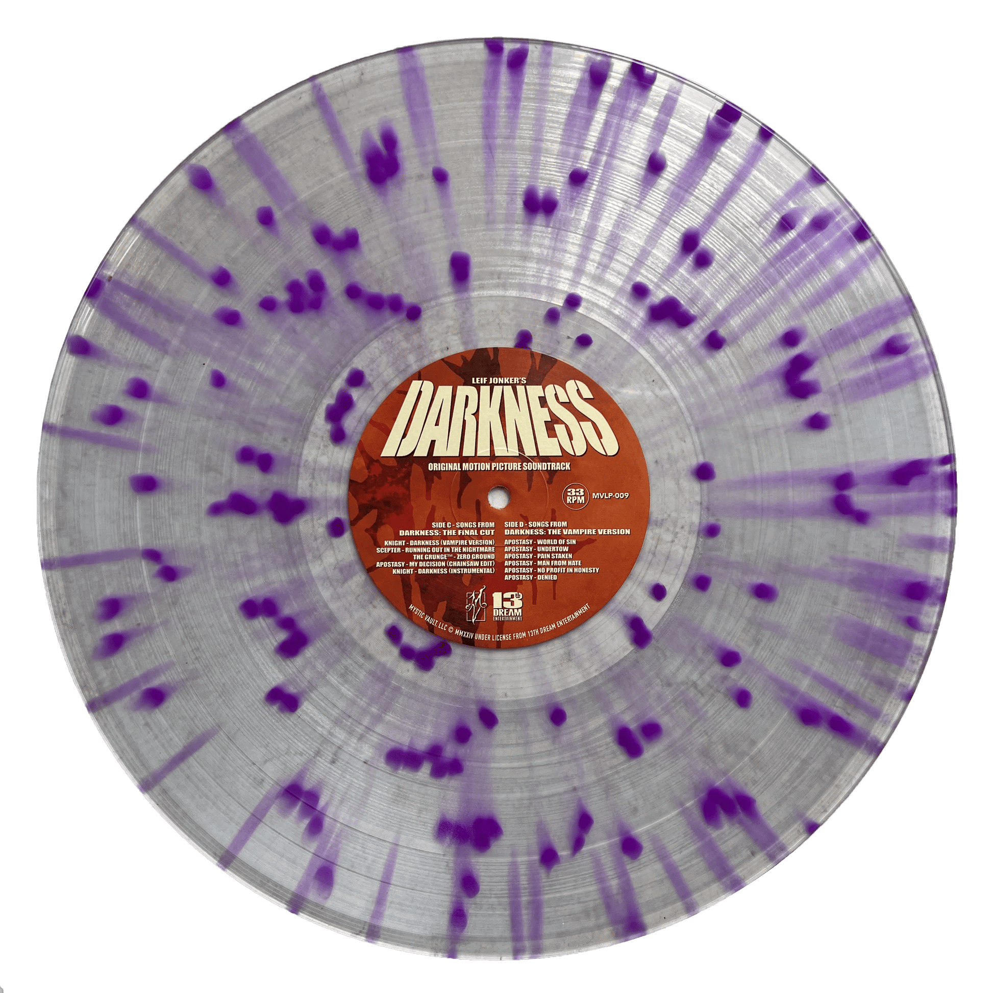 LEIF JONKER'S DARKNESS: Original Motion Picture Soundtrack 2LP