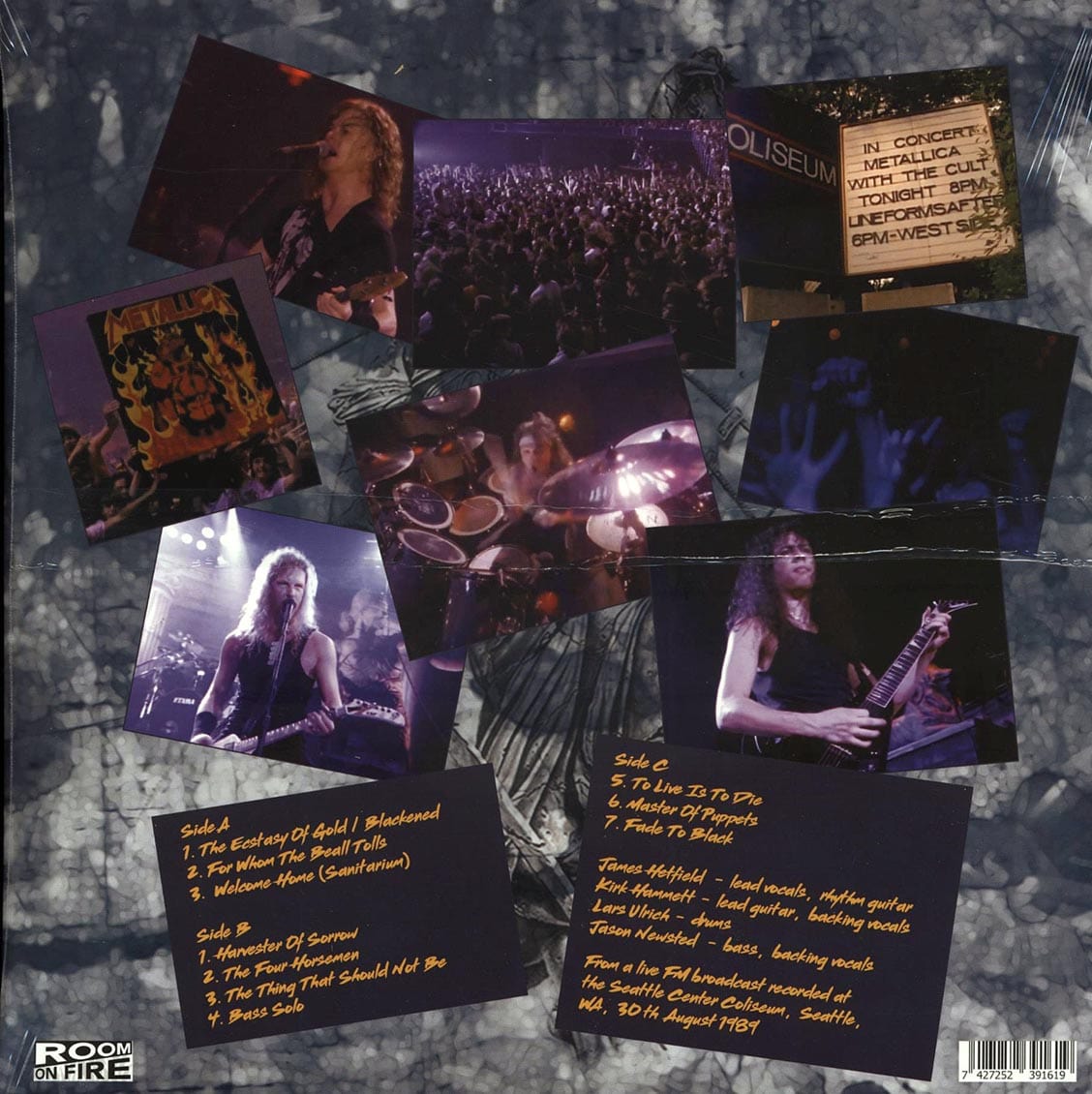 METALLICA: Seattle '89 Volume 1 - The Classic Washington State Broadcast 2LP