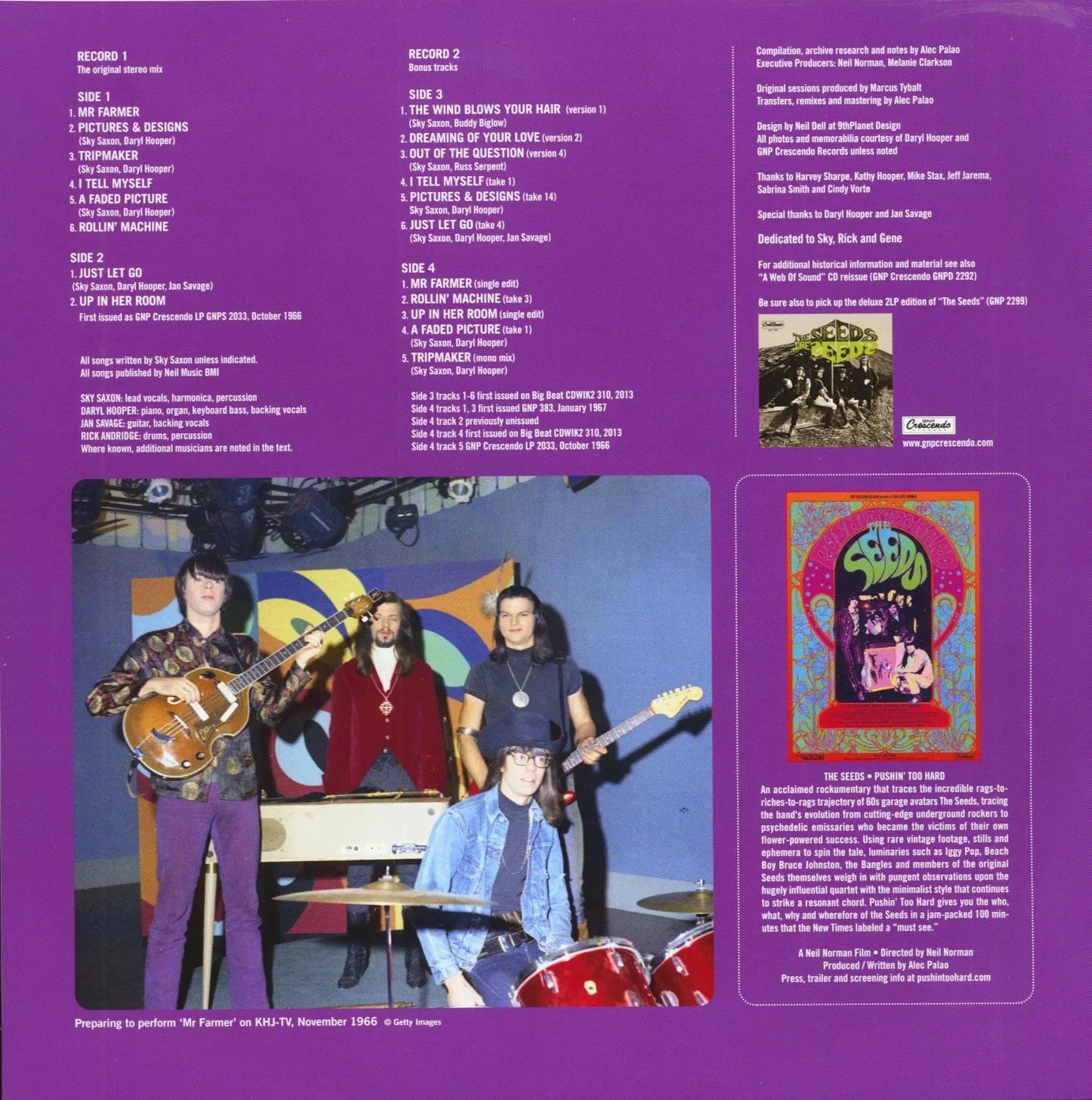 THE SEEDS: A Web of Sound 2LP