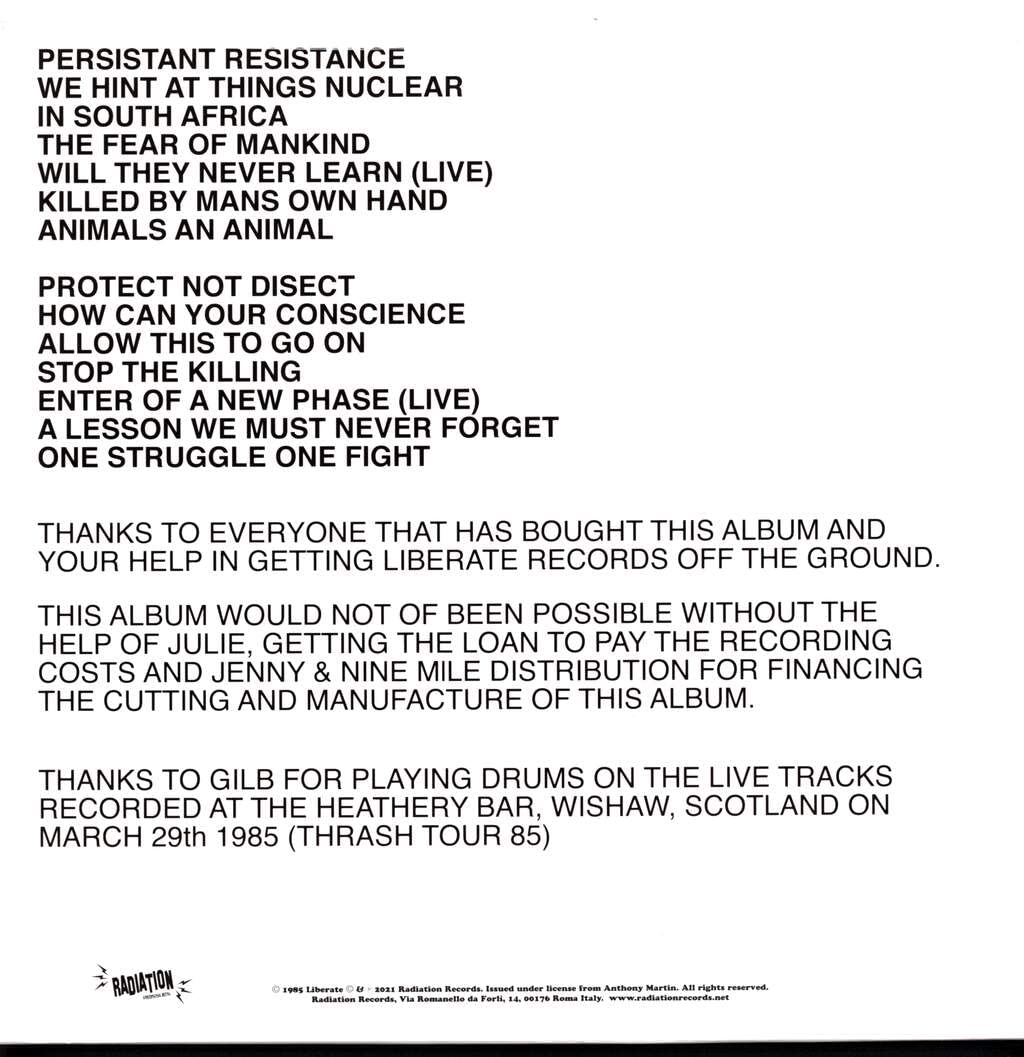 THE VARUKERS: One Struggle One Fight (white vinyl) LP