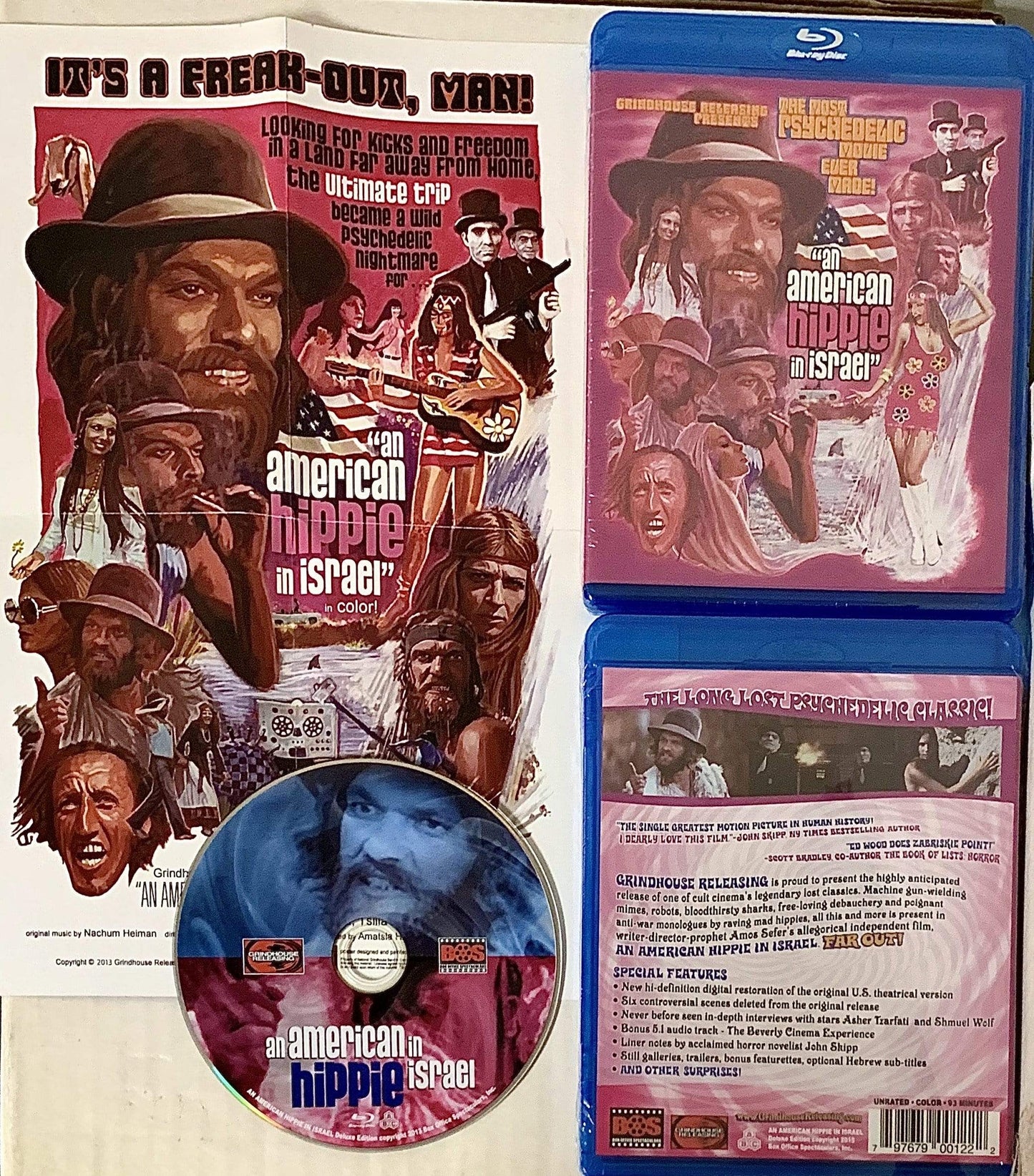 AN AMERICAN HIPPIE IN ISRAEL (1972) Blu-ray