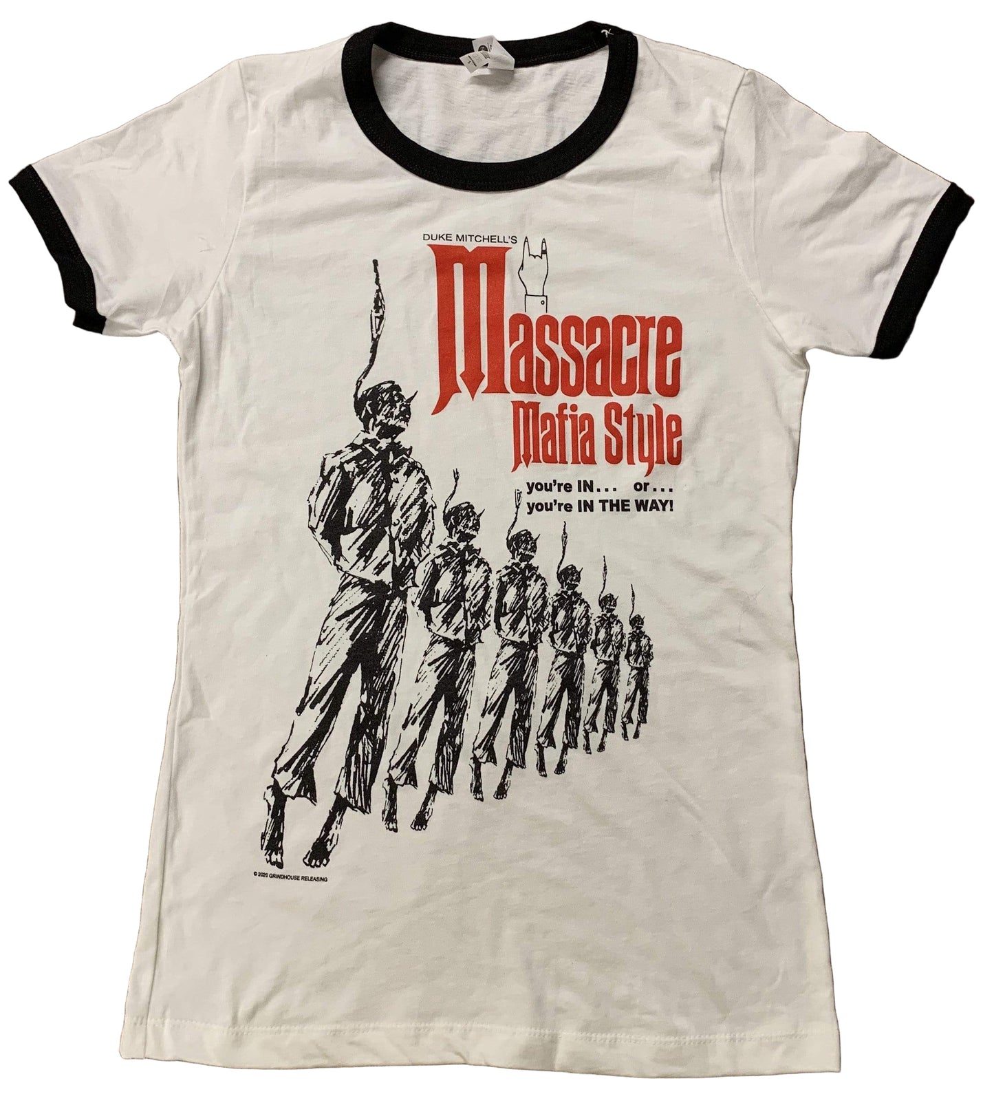 MASSACRE MAFIA STYLE Women's Ringer T-shirt