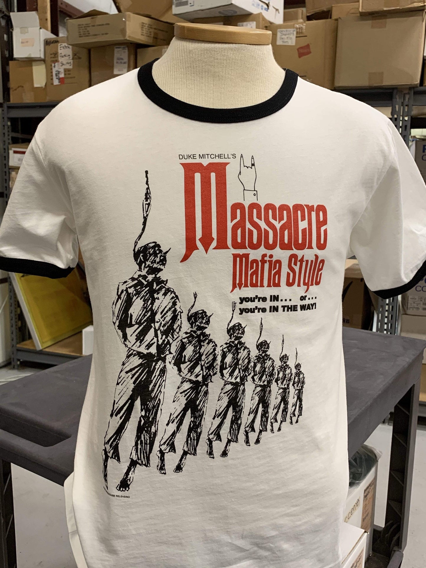 MASSACRE MAFIA STYLE Ringer T-shirt