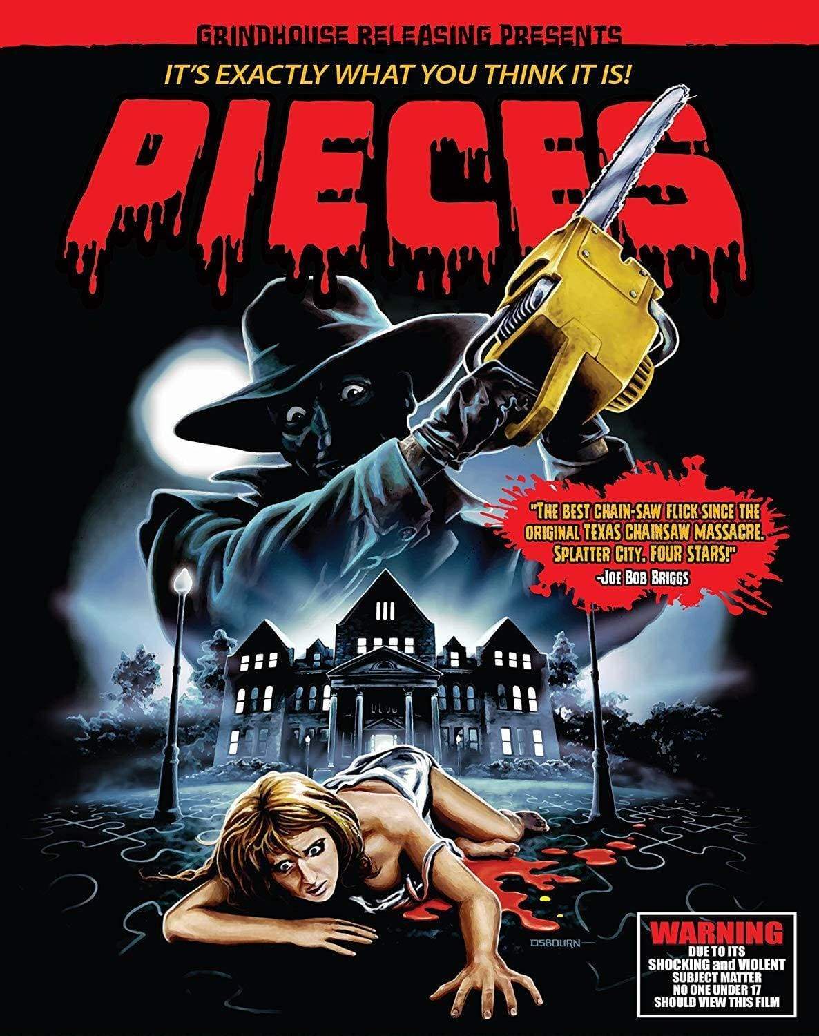 PIECES (1983) 3 disc (2 Blu-ray + CD soundtrack) set: Embossed slipcover