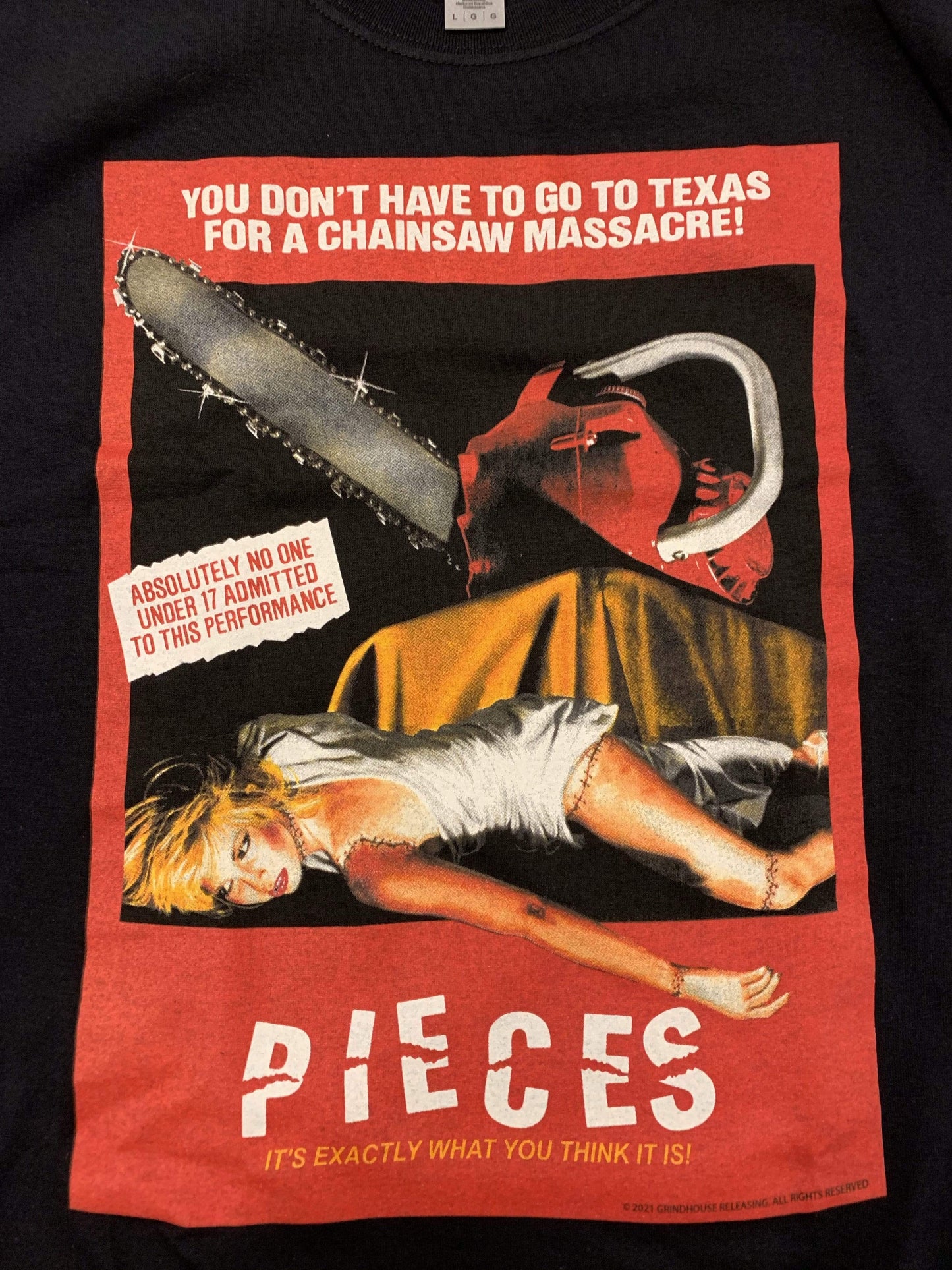 PIECES T-shirt : 1983 poster art