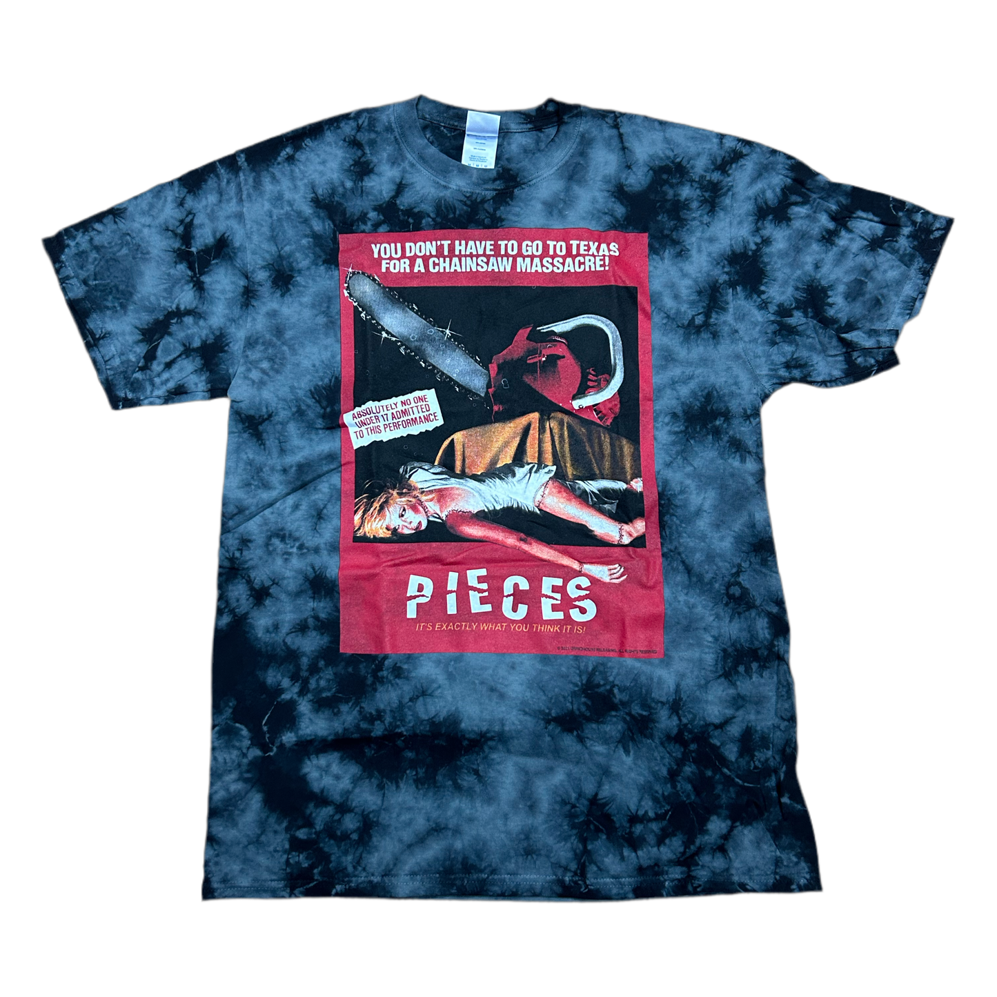 PIECES Tie-Dye T-shirt : 1983 poster art (Limited Printing of 75!)