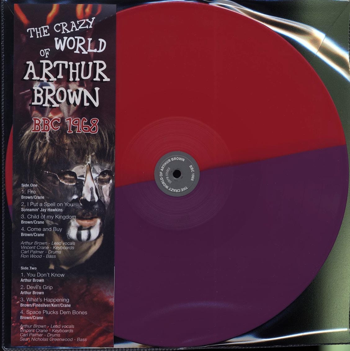 Arthur Brown The Crazy World Of Arthur Brown • Bbc 1968 Lp Split Col Grindhouse Releasing 