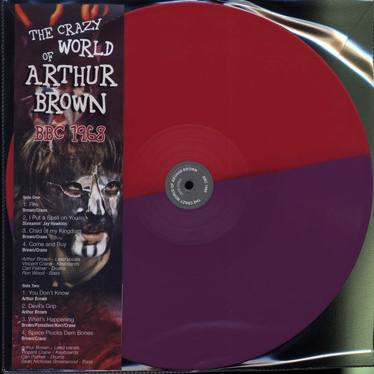 ARTHUR BROWN: The Crazy World of Arthur Brown • BBC 1968 LP (split color vinyl)
