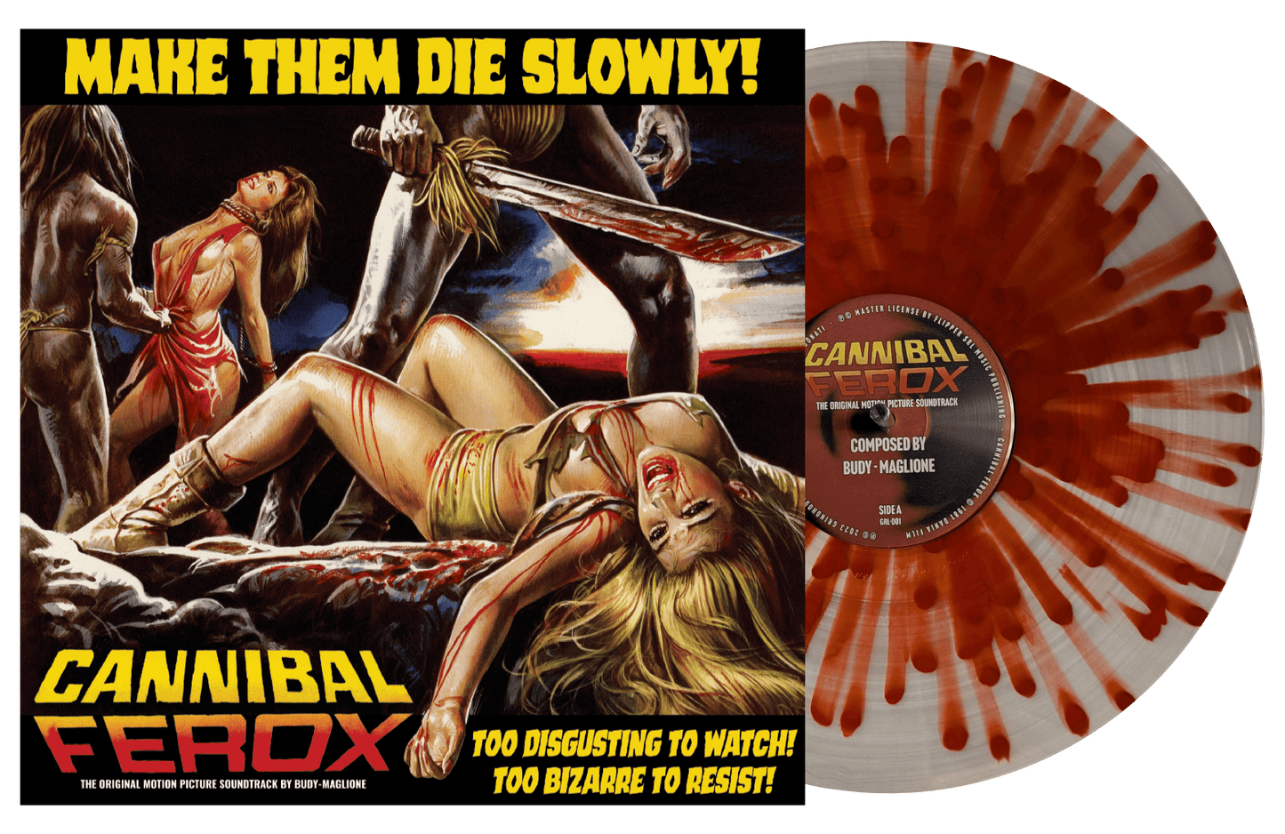 CANNIBAL FEROX: The Original Motion Picture Soundtrack LP (Record Store Day 2025, Deluxe gatefold edition) (Limited color vinyl)