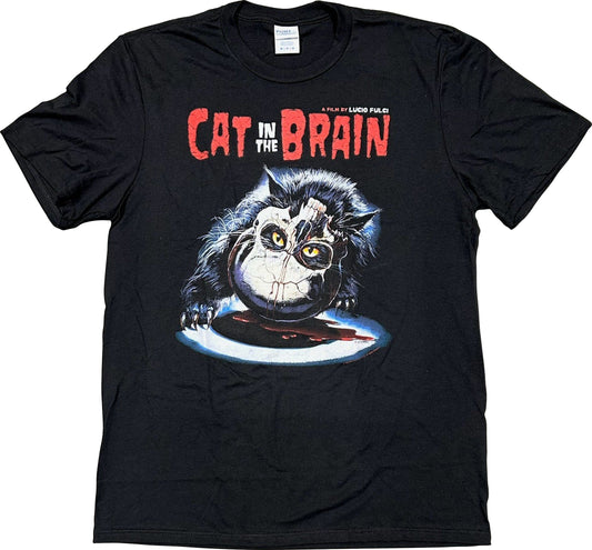 CAT IN THE BRAIN T-shirt: Full Color Skull