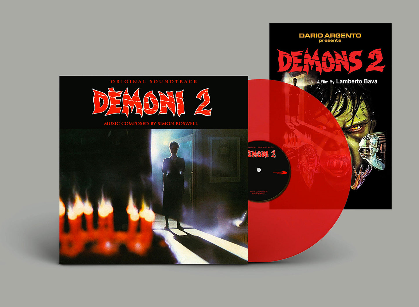 DEMONS 2: Original Soundtrack composed by Simon Boswell LP (LTD red vinyl, only 299 copies!)