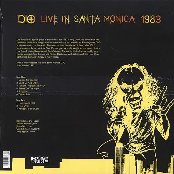 DIO: Live in Santa Monica 1983 - WPLR-FM Broadcast LP