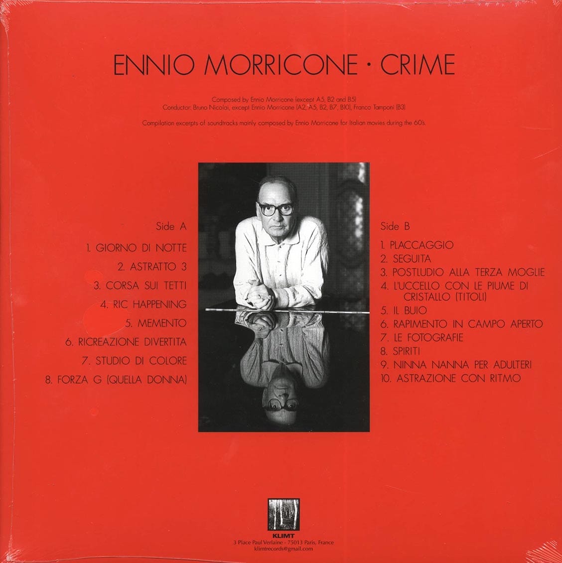 Ennio Morricone: Crime (Ltd. 500 Copies) (green vinyl) LP