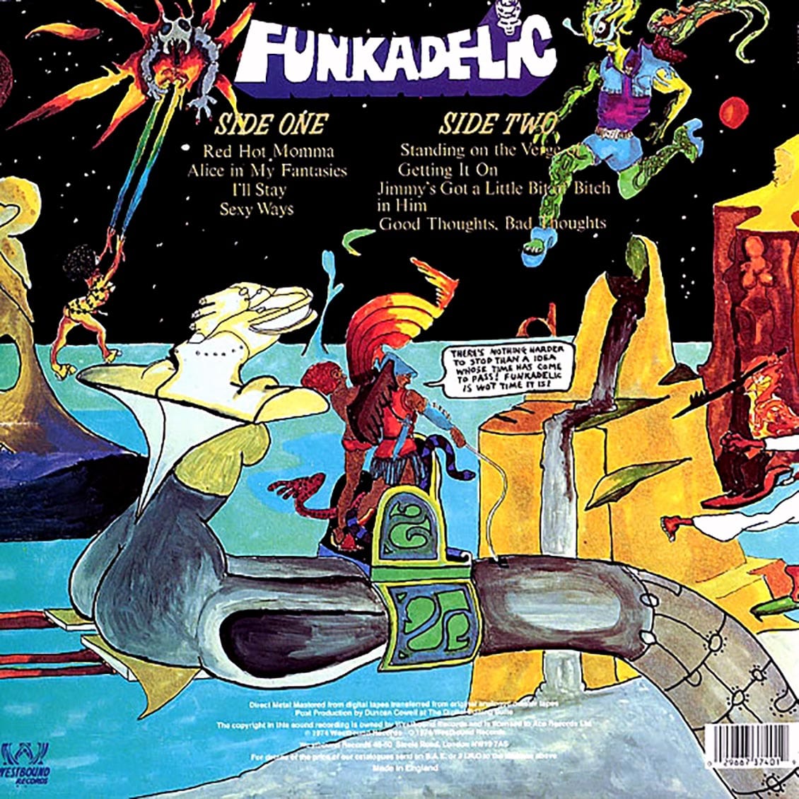 FUNKADELIC: Standing On The Verge Of Getting It On LP