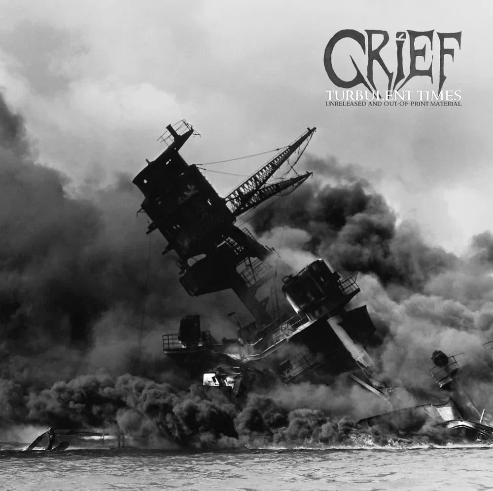GRIEF: Turbulent Times 2LP (White Smoke color vinyl, limited to 400 units)