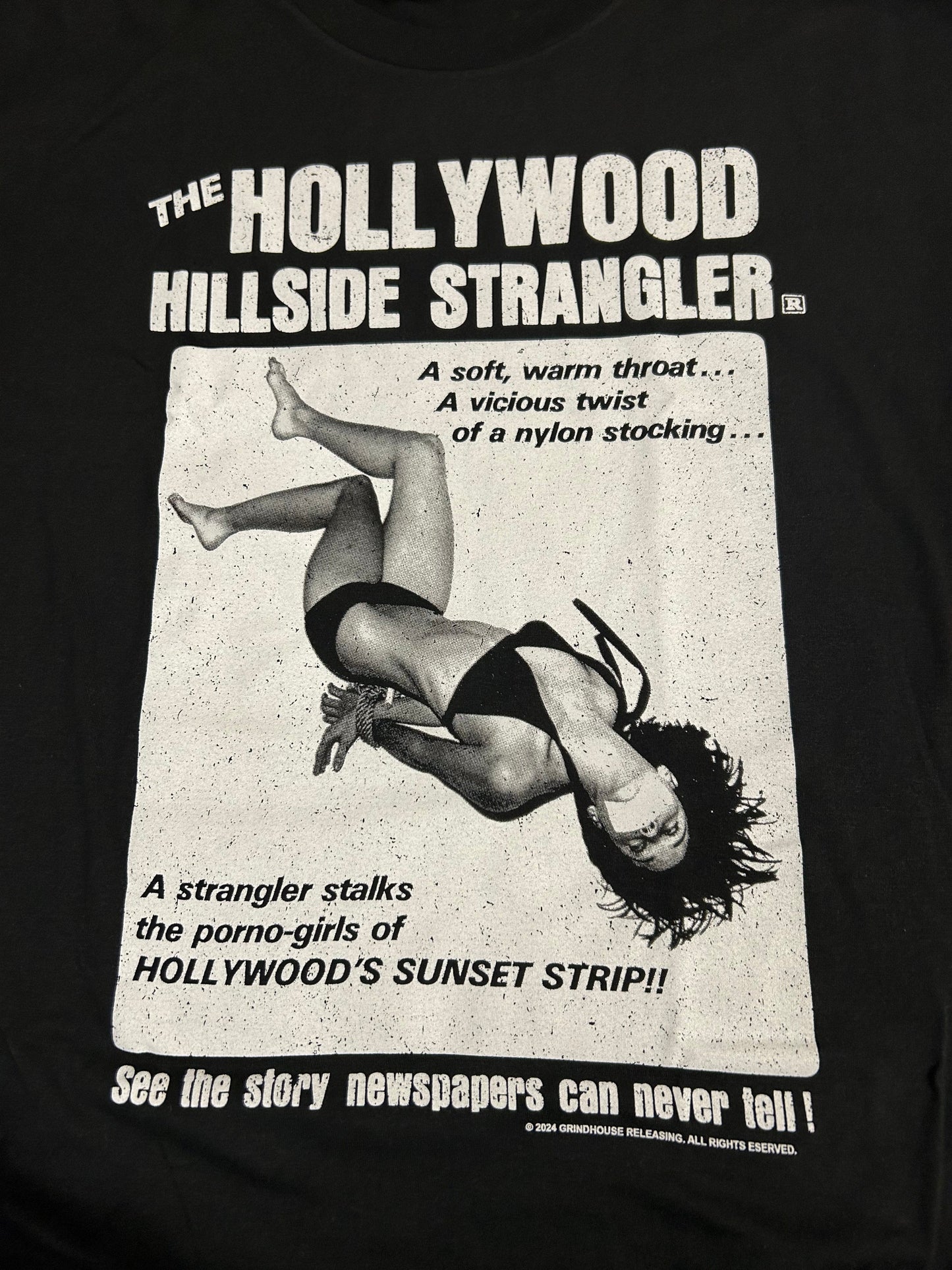 HOLLYWOOD HILLSIDE STRANGLER T-shirt: Limited Edition Print!