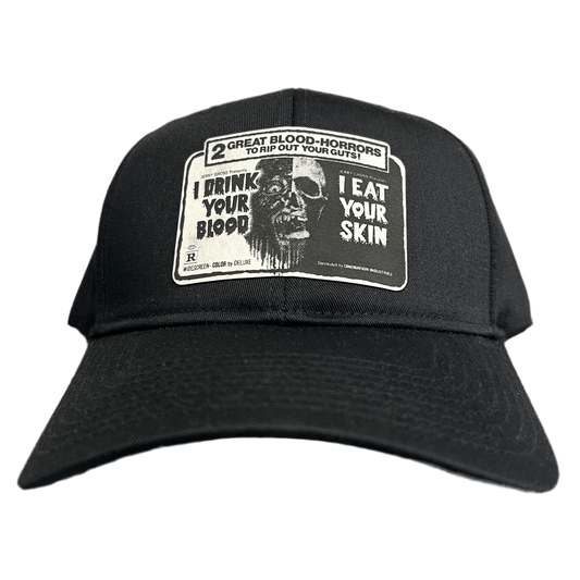 I DRINK YOUR BLOOD: 'Double Feature' Snapback Hat