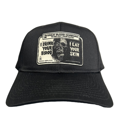 I DRINK YOUR BLOOD: Glow in the Dark 'Double Feature' Hat Classic Snapback