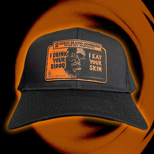 I DRINK YOUR BLOOD: Limited Halloween Edition 'Double Feature' Hat