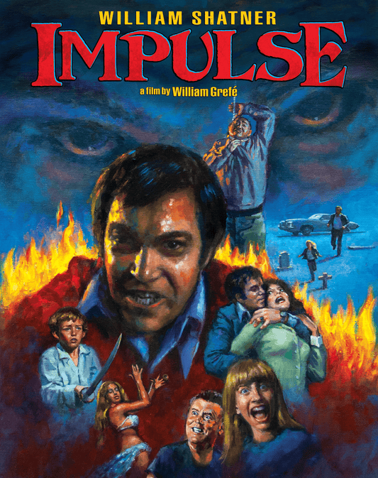IMPULSE (1974) Deluxe 2 Disc Blu-ray set