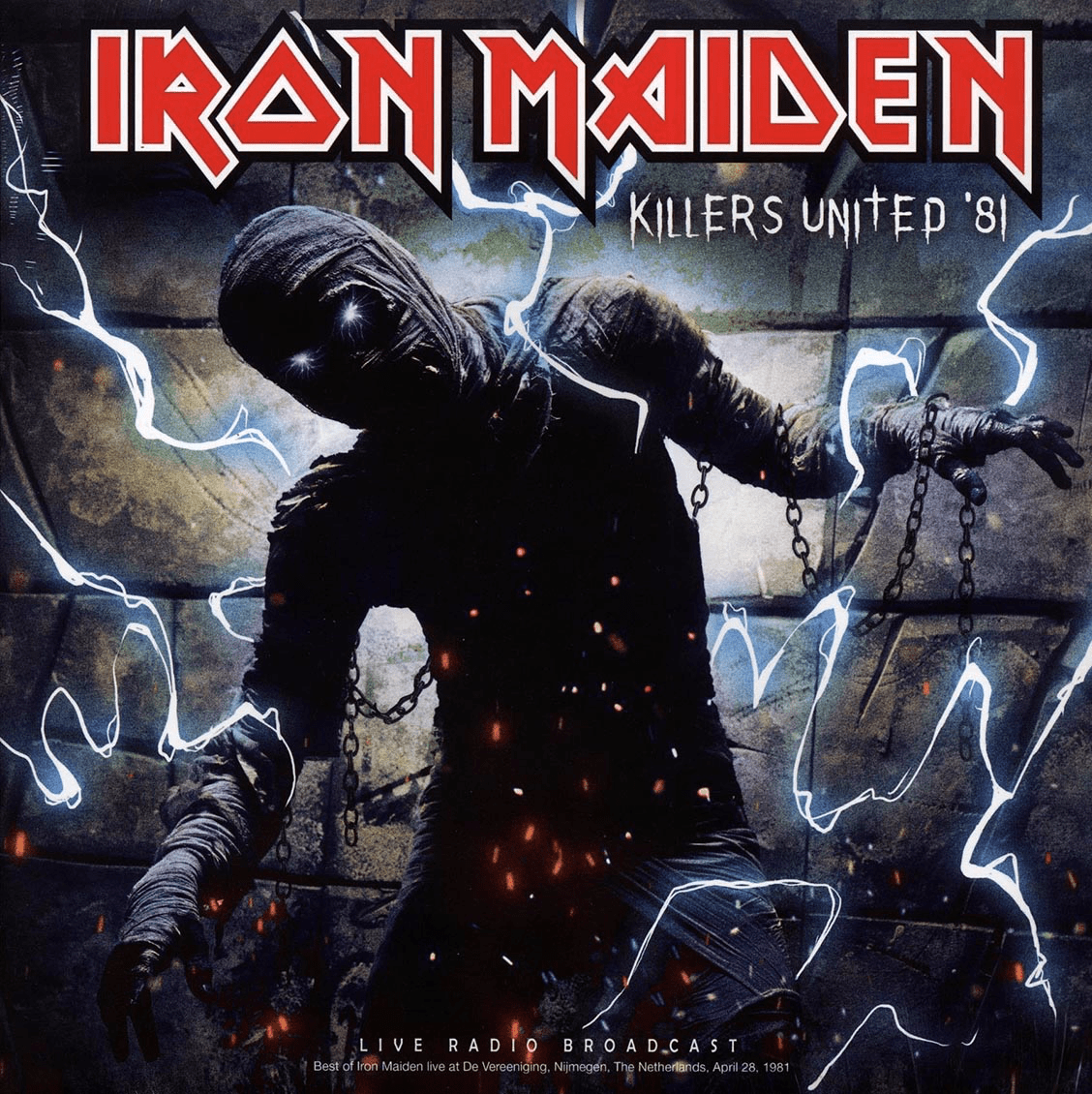 IRON MAIDEN: Killers United '81 - Live at De Vereeniging, Nijmegan, The Netherlands, 4/28/1981 Radio Broadcast LP (180 gram))