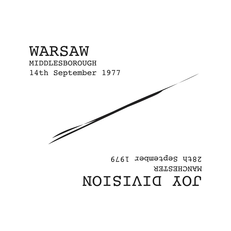 JOY DIVISION / WARSAW: Live - Warsaw • Middlesborough 14/09/77, Joy Division • Manchester 28/09/79 LP
