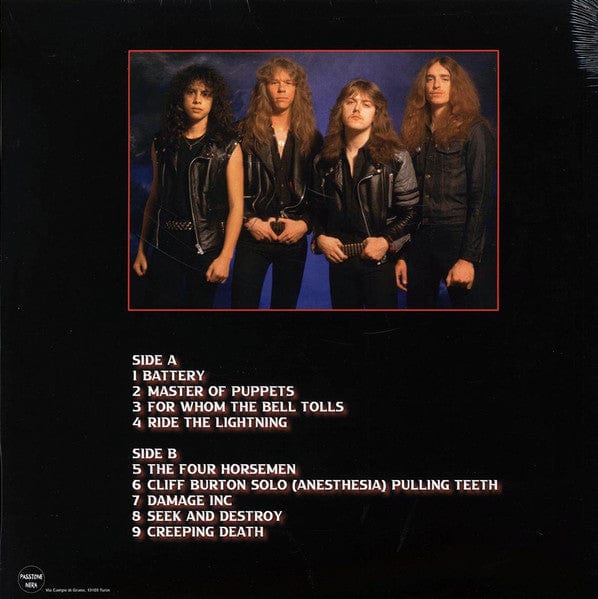 METALLICA: From The Garage And Back (Live At Arena Building, Cape Girardeau, Missouri, USA, 24/05/1986 FM Broadcast) LP