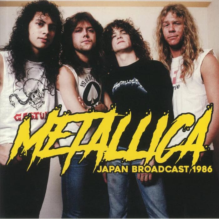 METALLICA: Japan Broadcast 1986 2LP (white color vinyl)