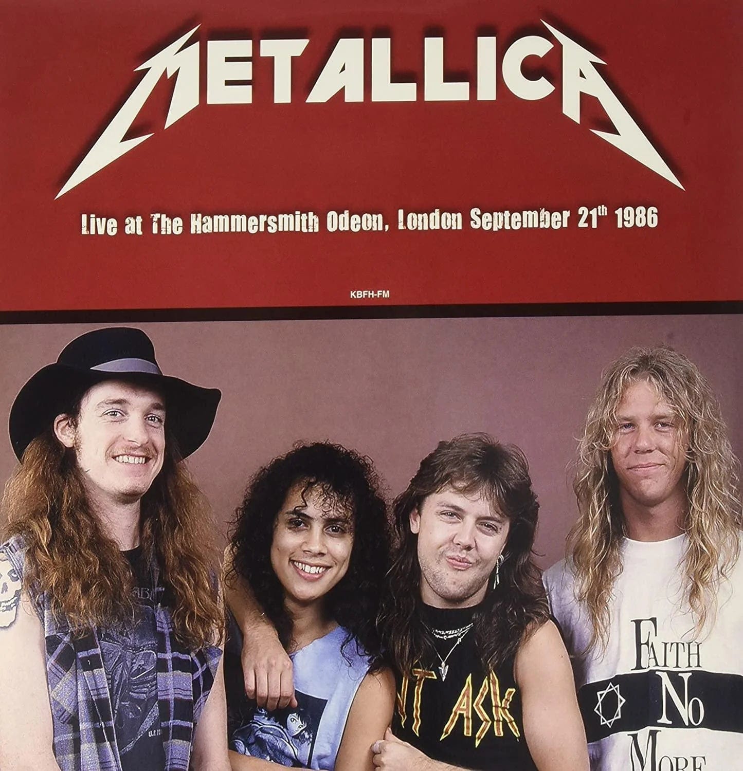 METALLICA: Live at The Hammersmith Odeon, London September 21st, 1986 LP (180 gram color vinyl)