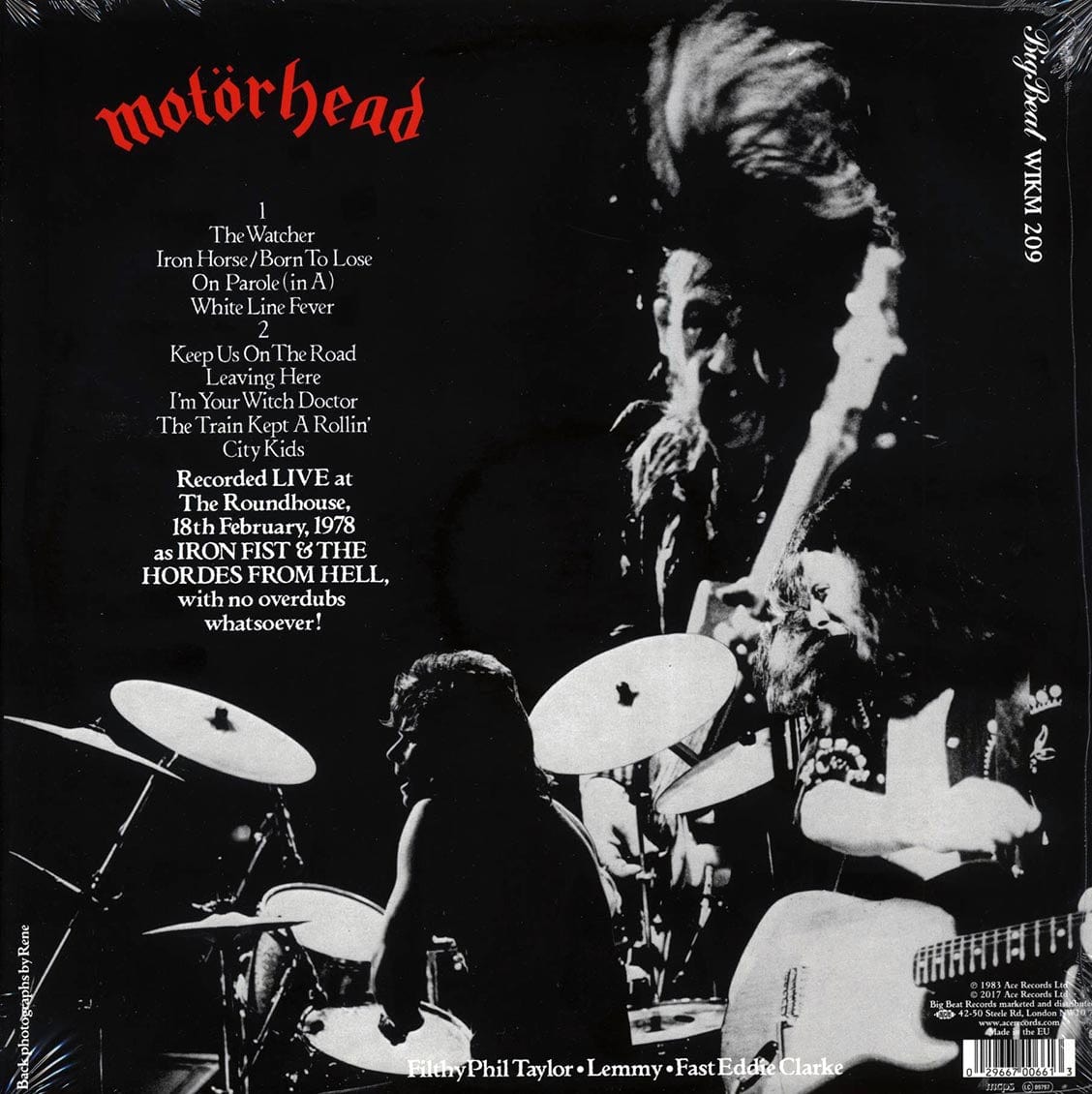 Lp Motörhead ‎– Iron Fist - Vinil records