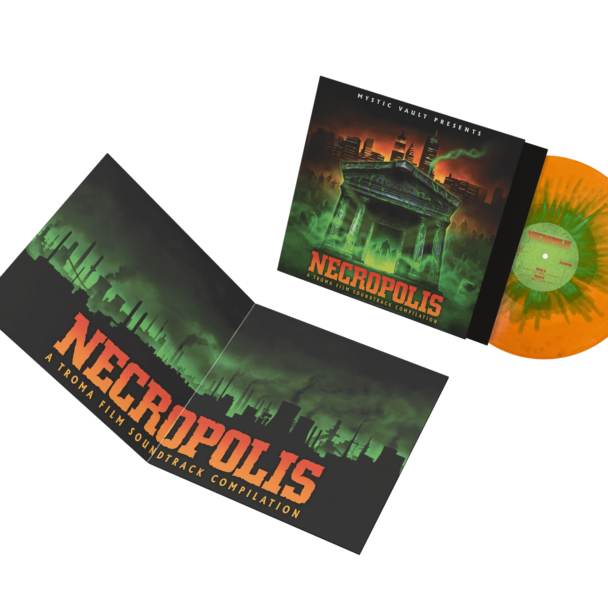 NECROPOLIS: Troma Entertainment Film Compilation Soundtrack LP (color vinyl)