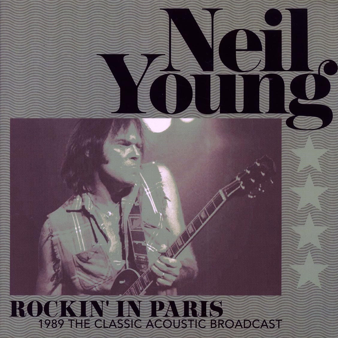 NEIL YOUNG: Rockin' In Paris - 1989 The Classic Acoustic Broadcast (Ltd. 500 Copies on green vinyl) LP