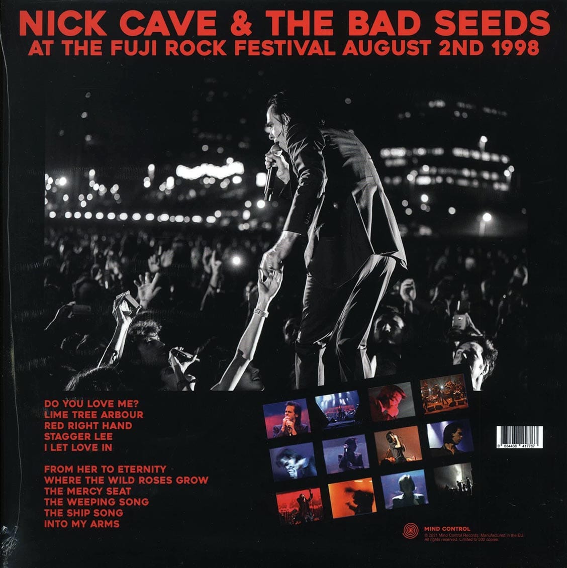 NICK CAVE & THE BAD SEEDS: From Her To Tokyo • Live At The Fuji Rock Festival, Tokyo Japan FM Broadcast (Ltd. 500 Copies) LP
