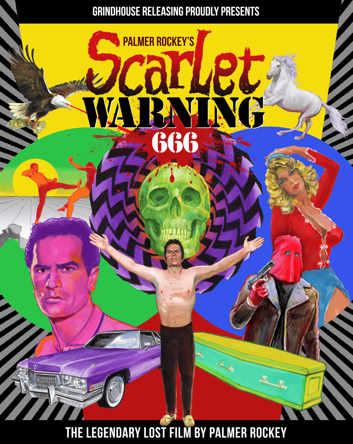 Palmer Rockey's SCARLET WARNING 666 Deluxe 3 Disc Blu-ray set - ONLY 3000 NUMBERED UNITS!