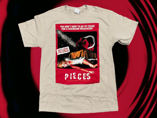 PIECES T-shirt : 1983 poster art (sand variant)