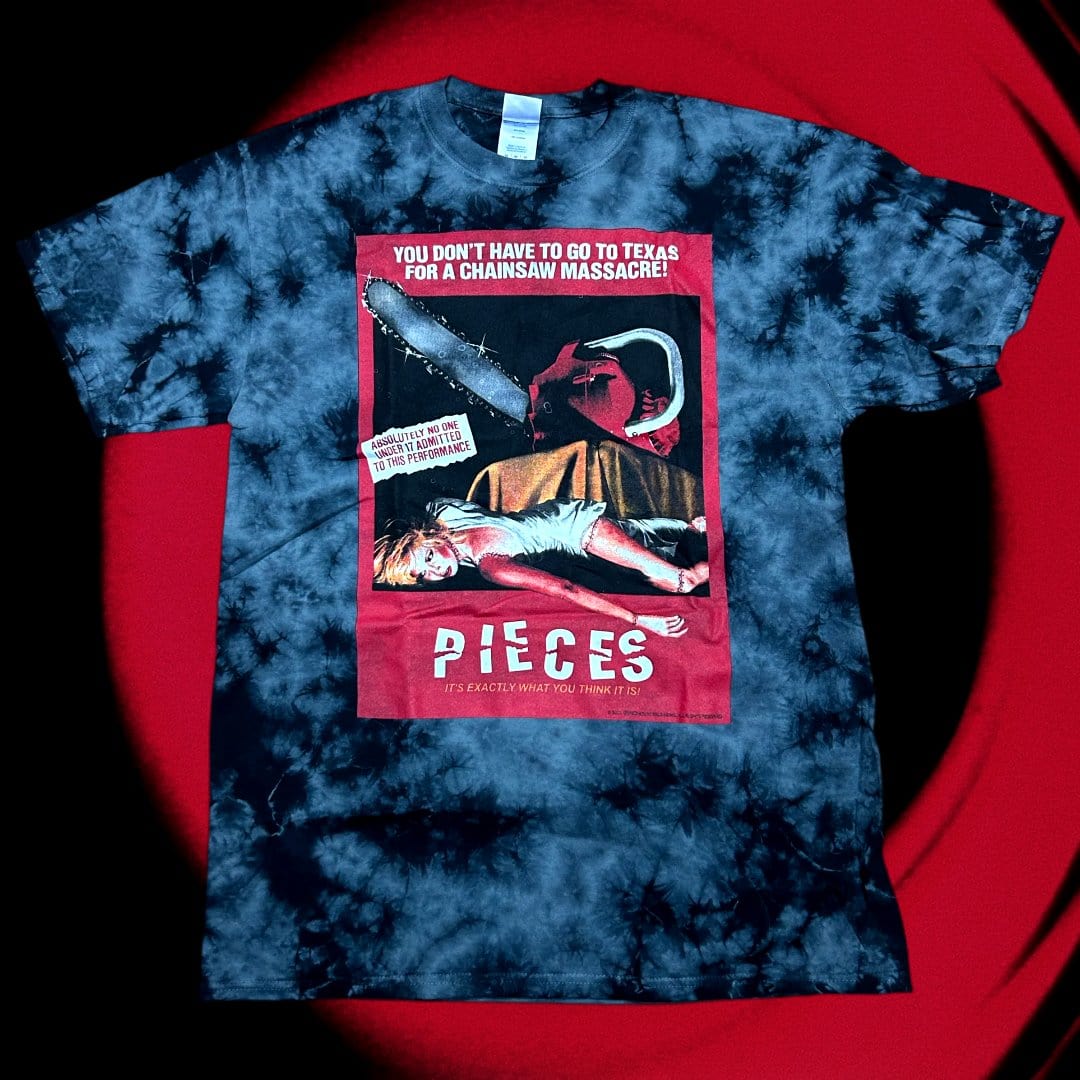 PIECES Tie-Dye T-shirt : 1983 poster art (Limited Printing of 75!)