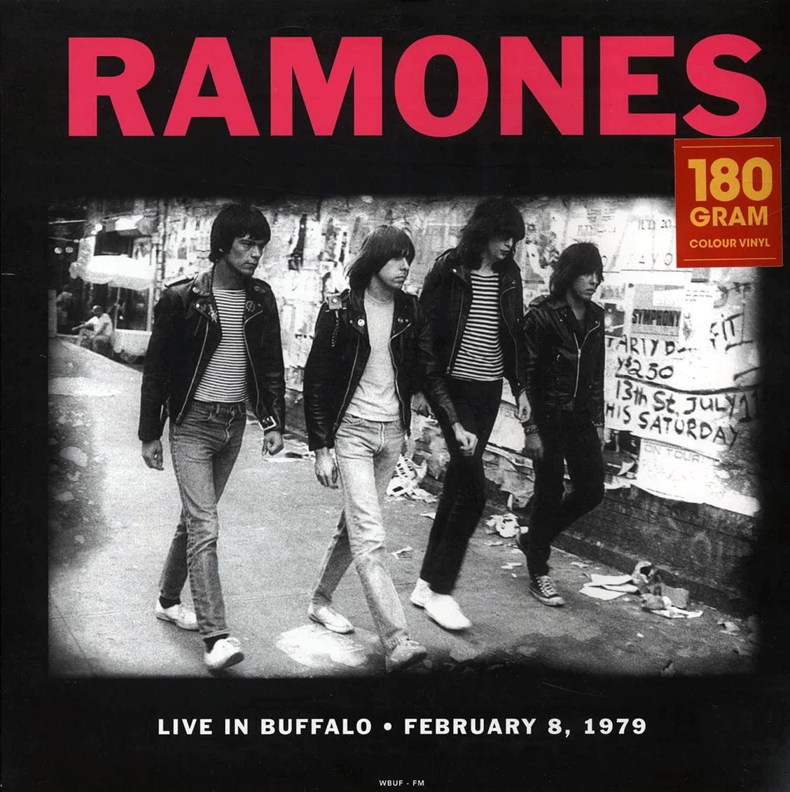 RAMONES: Live in Buffalo • February 8, 1979 LP (180 gram color vinyl)