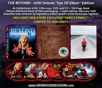 THE BEYOND (1981) - UHD Deluxe "Eye of Eibon" Edition (LIMITED TO 3500 UNITS, 🇺🇸/🇨🇦)