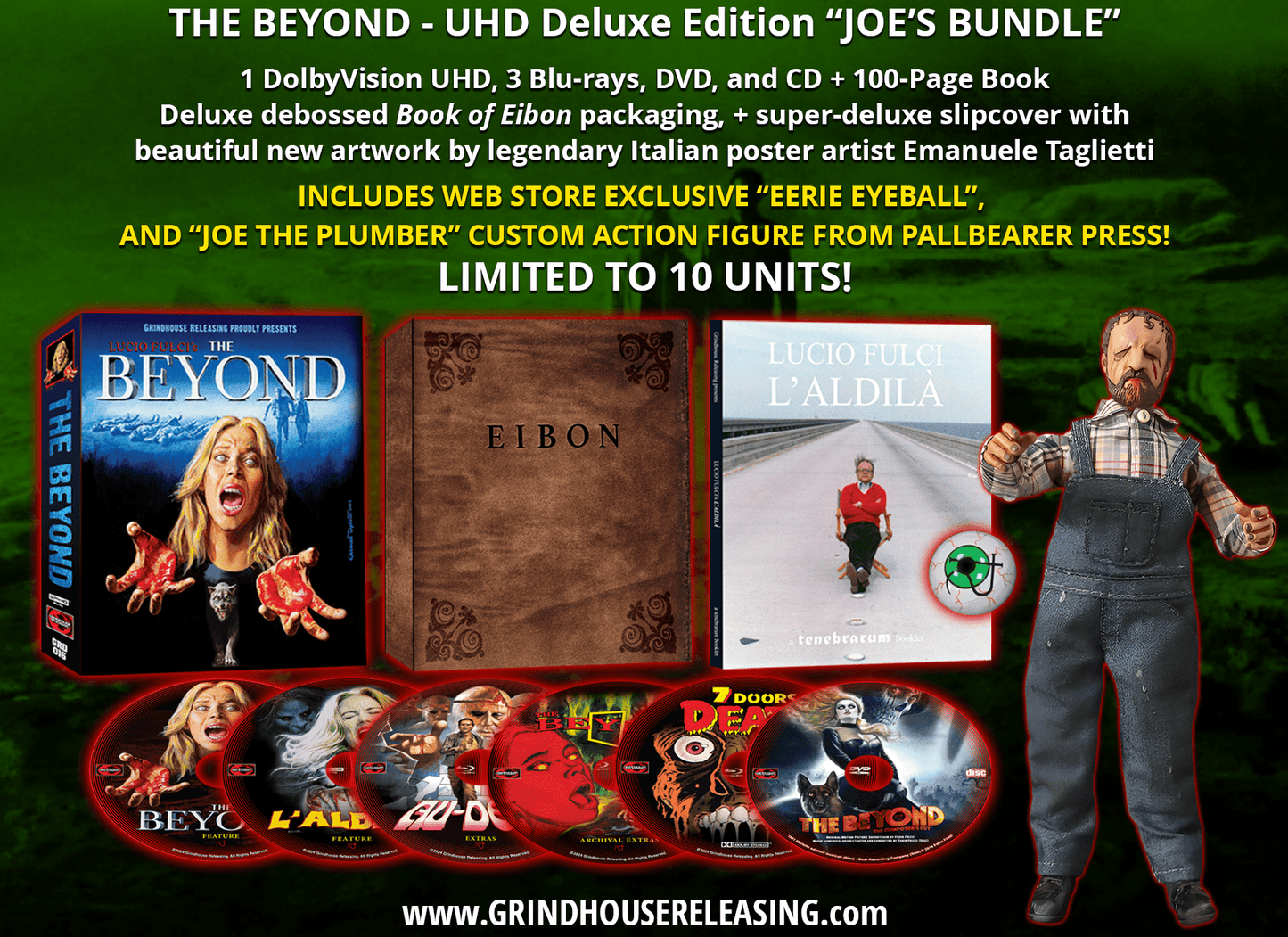 THE BEYOND (1981) - UHD Deluxe "Joe's Bundle" Edition (LIMITED TO 10 UNITS)