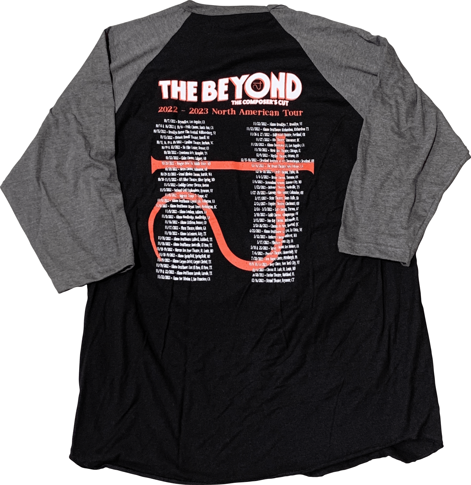 THE BEYOND 3/4 Sleeve : Composer's Cut Tour Shirt