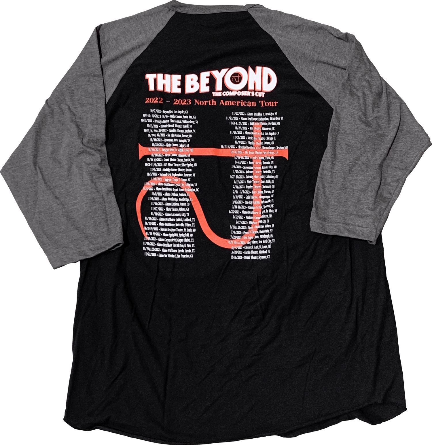 THE BEYOND 3/4 Sleeve : Composer's Cut Tour Shirt