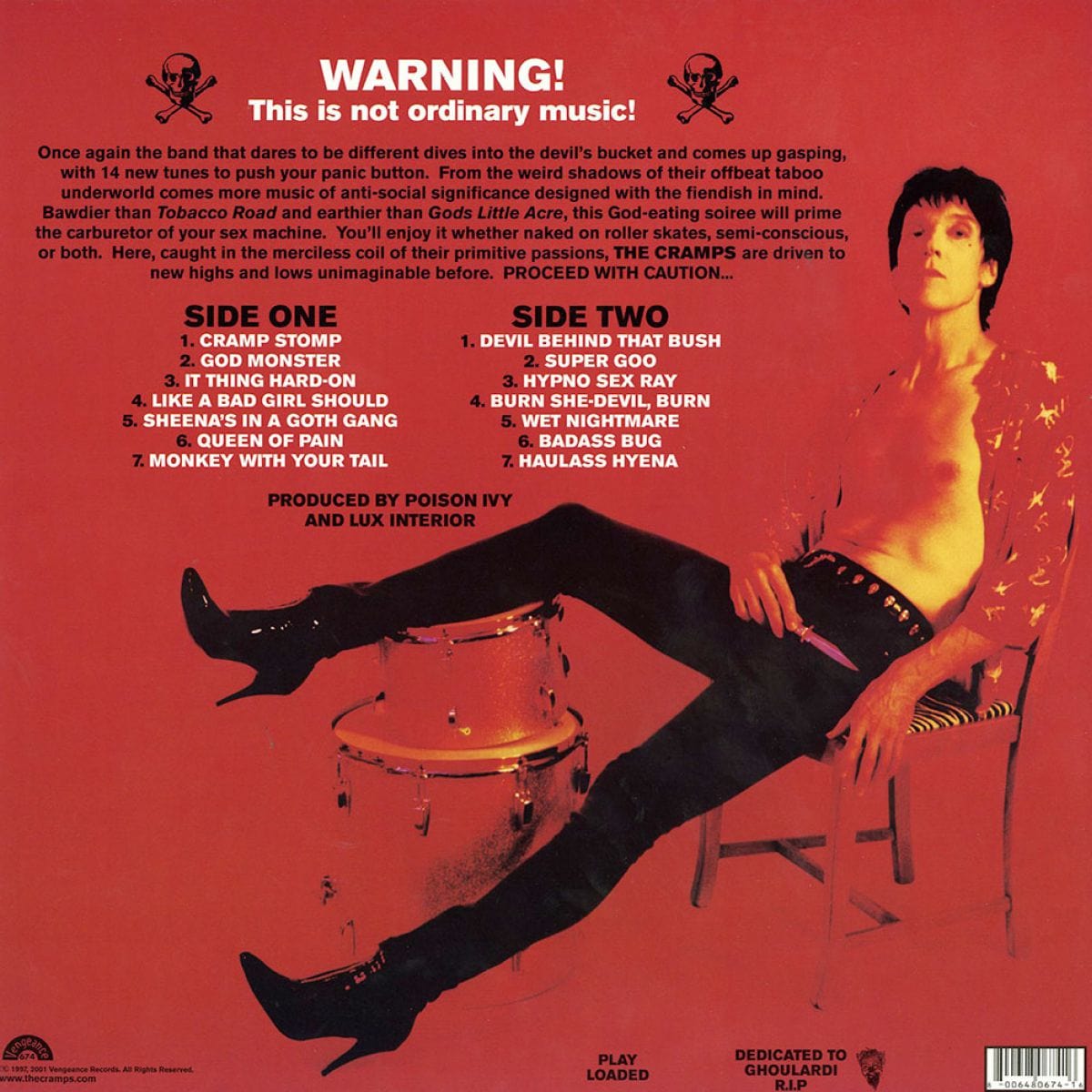 THE CRAMPS: Big Beat From Badsville (180g) (Colored vinyl) LP