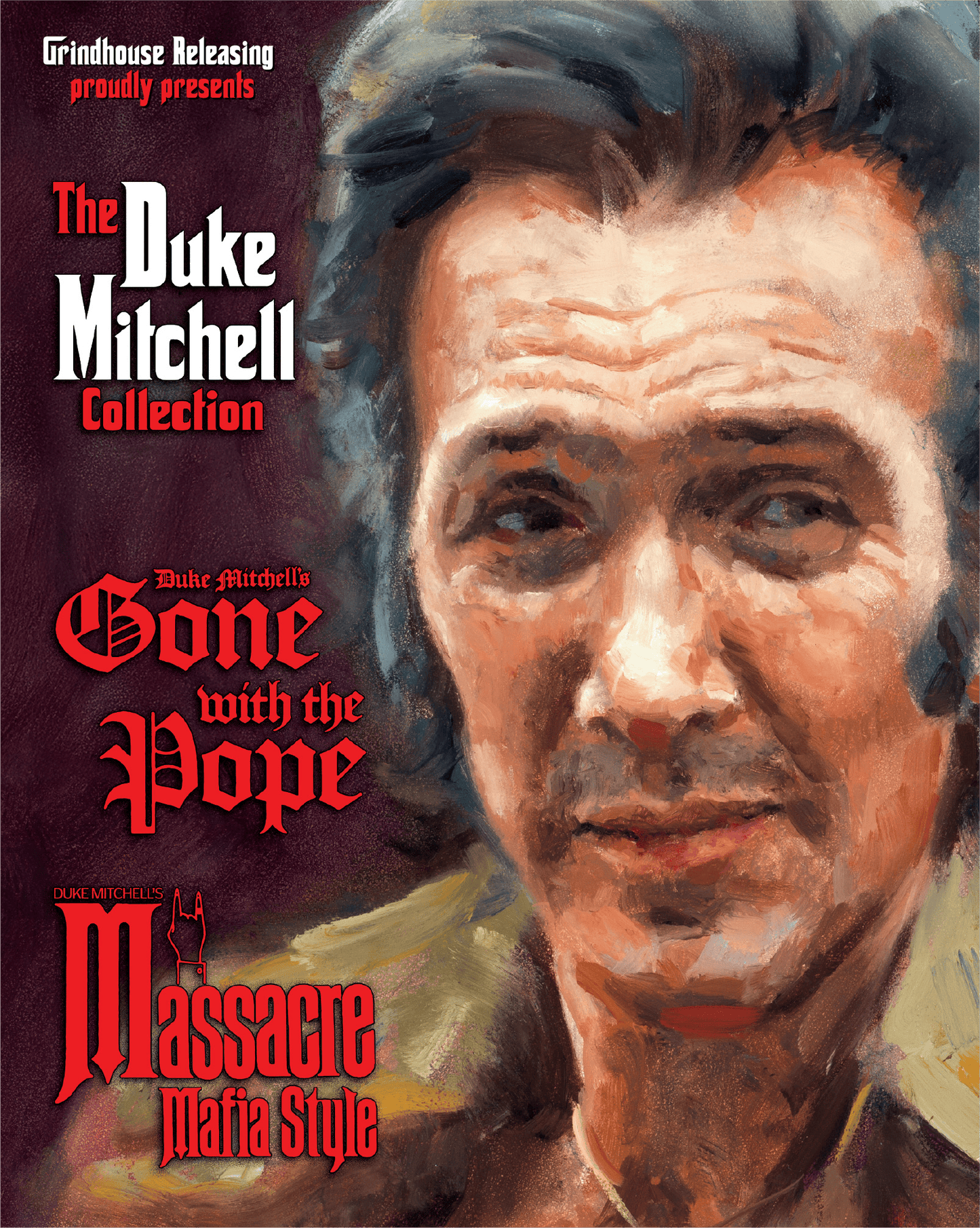 THE DUKE MITCHELL COLLECTION (MASSACRE MAFIA STYLE & GONE WITH THE POPE) Deluxe 3 Disc set (2x Blu-ray + CD Soundtrack)