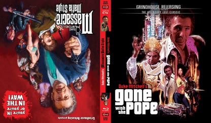 THE DUKE MITCHELL COLLECTION (MASSACRE MAFIA STYLE & GONE WITH THE POPE) Deluxe 3 Disc set (2x Blu-ray + CD Soundtrack)