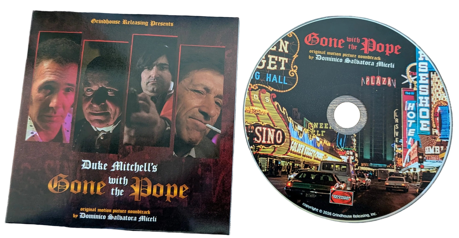 THE DUKE MITCHELL COLLECTION (MASSACRE MAFIA STYLE & GONE WITH THE POPE) Deluxe 3 Disc set (2x Blu-ray + CD Soundtrack)