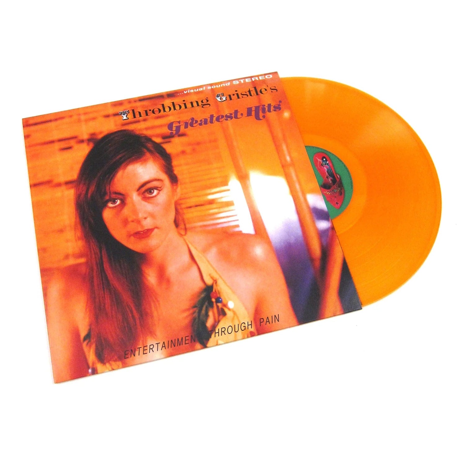 THROBBING GRISTLE: Greatest Hits (orange vinyl) LP