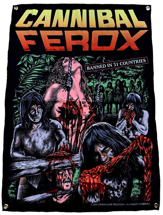 CANNIBAL FEROX Tapestry: Cannibal Feast